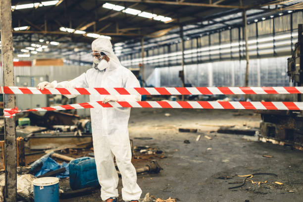Professional Infectious Disease Decontamination technician working in Brunswick, ME